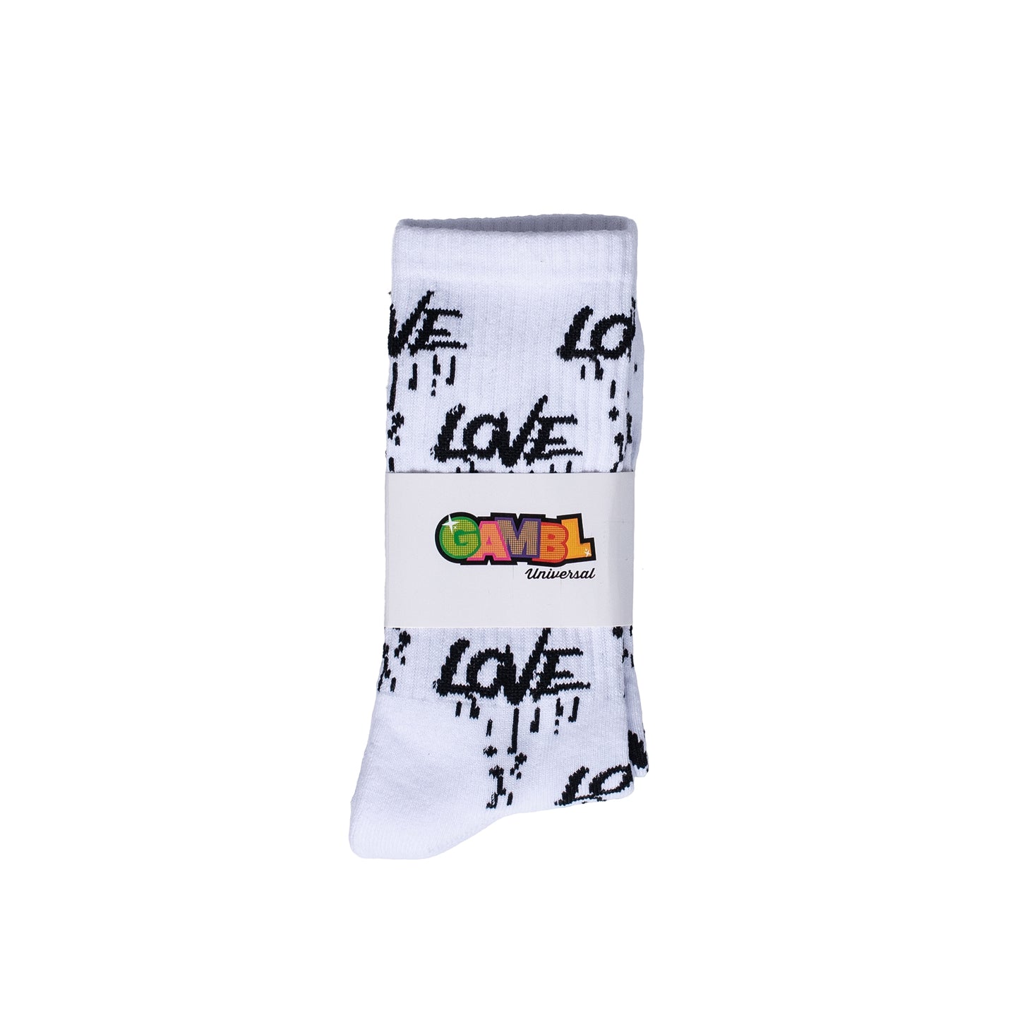 White Love Socks