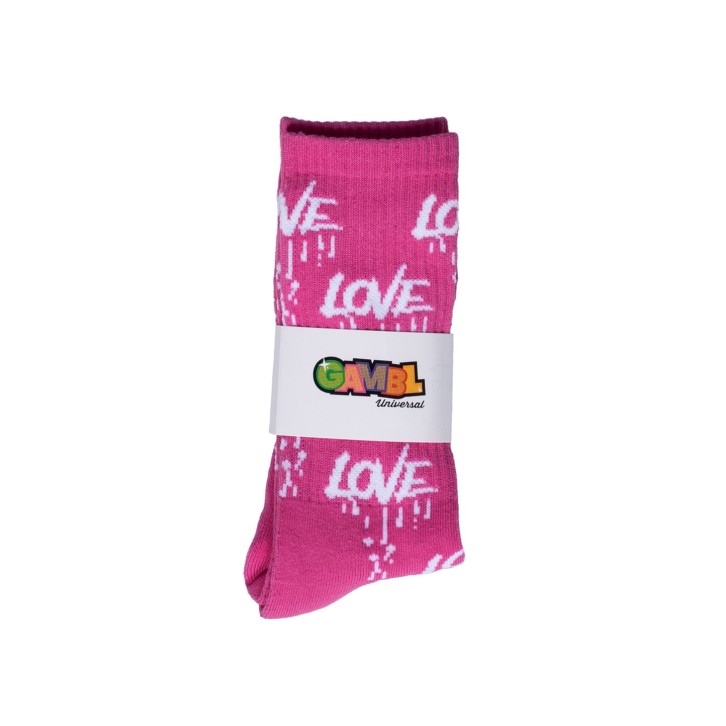 Pink Love Socks