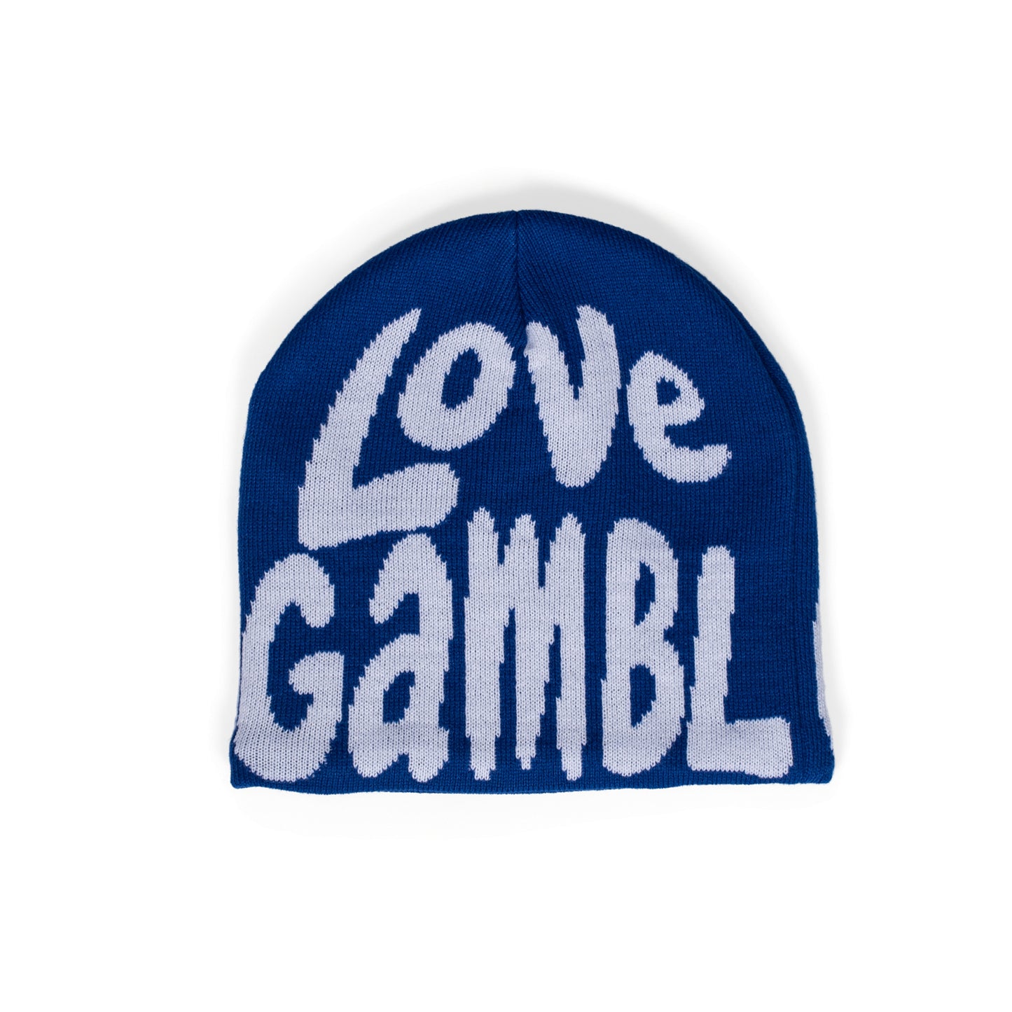 Blue Love Beanie - Satin lined
