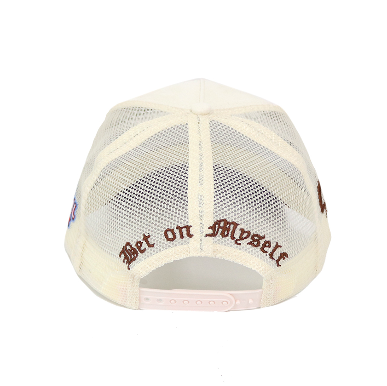 2 Tone White and Brown SnapBack Trucker