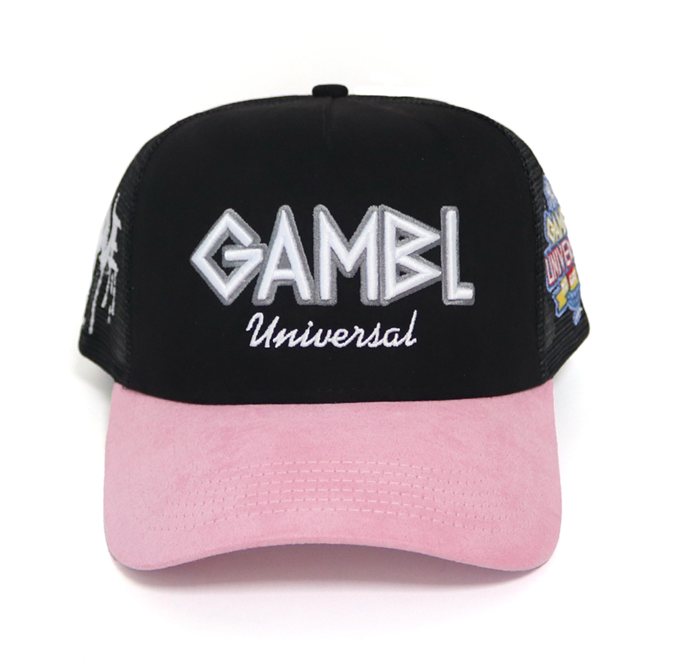 2 Tone Black and Pink SnapBack Trucker