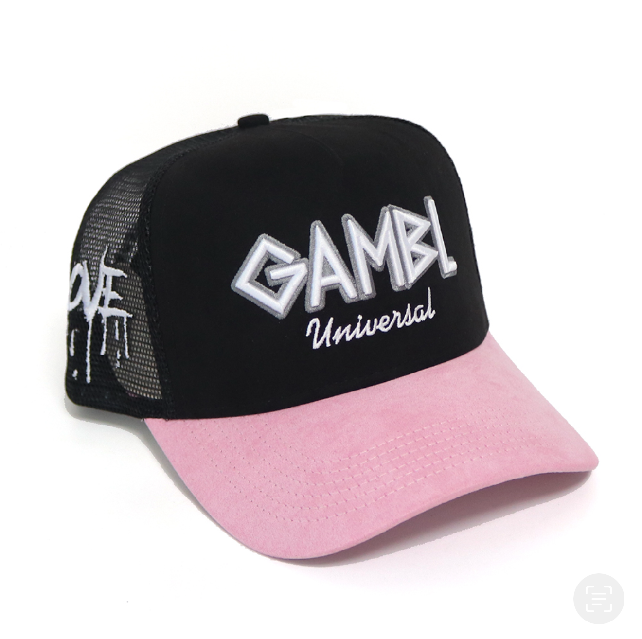 2 Tone Black and Pink SnapBack Trucker