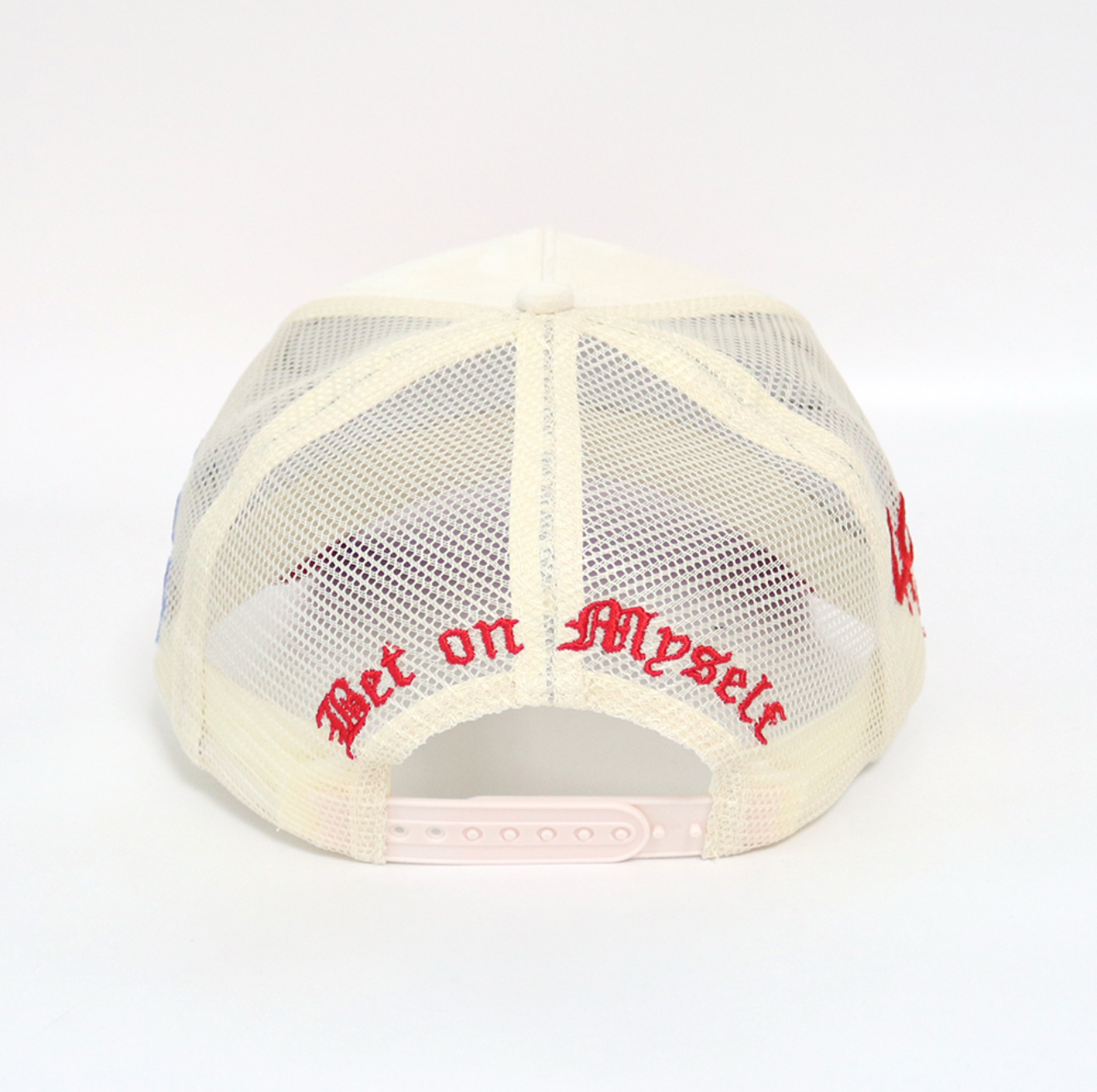 2 Tone White and Red SnapBack Trucker