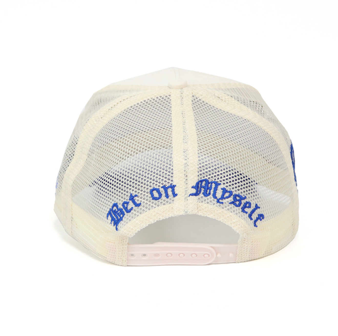 2 Tone White and Blue SnapBack Trucker