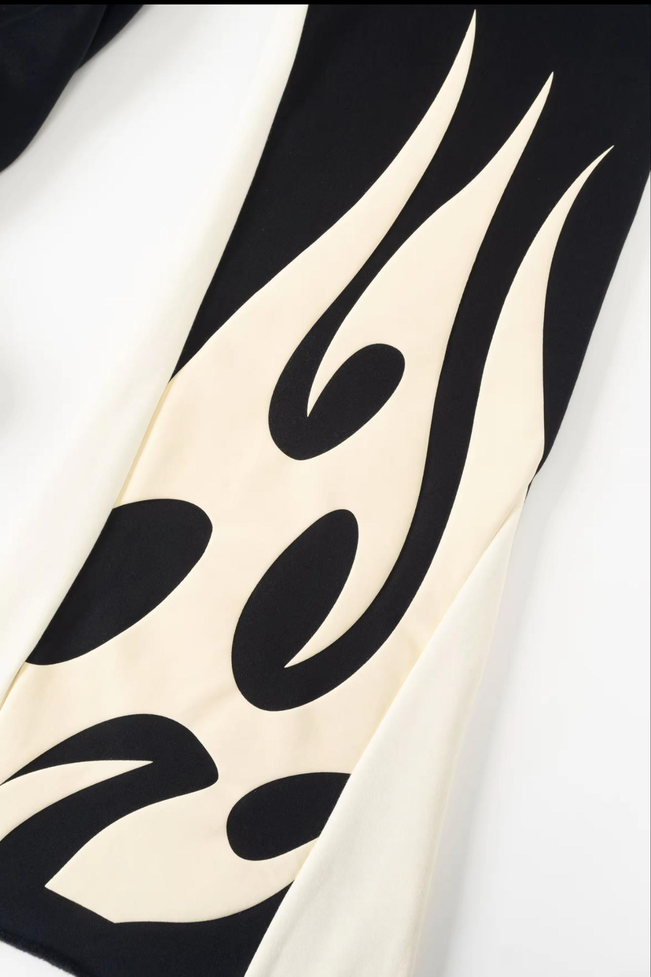 Black "Bet On Myself" Flare Sweatpants