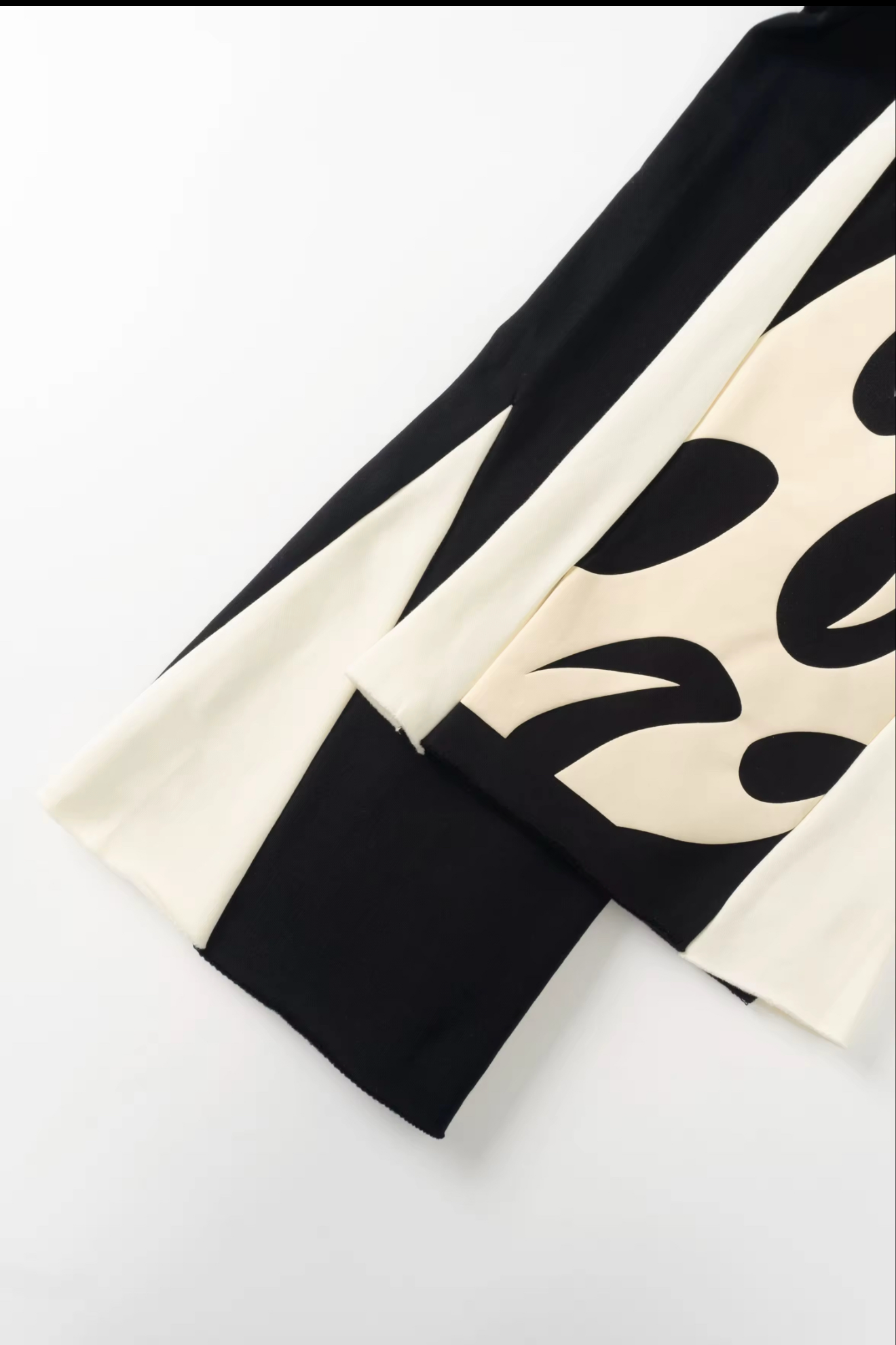 Black "Bet On Myself" Flare Sweatpants